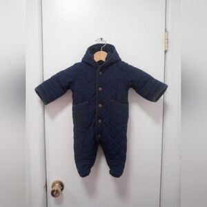 Ralph Lauren Baby Puffer Overalls Sz 3 Months